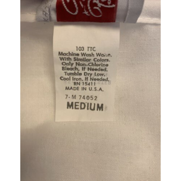 Vintage White Cotton Romantic Victorian Lace Detail Nightgown M Made in USA - Picture 8 of 9